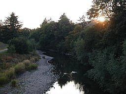 River at dusk