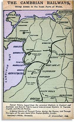 Cambrian Railways map