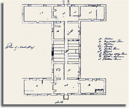 Plan of Middle floor