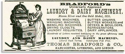 Bradford's Laundry and Dairy Machinery