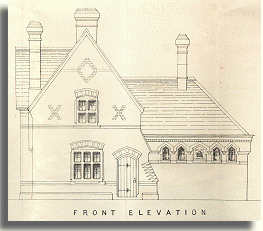 Original drawings for the construction of Presteigne police station