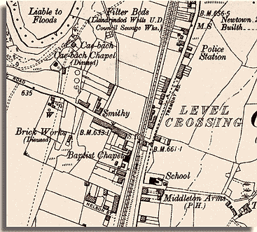 1905 map of Llandrindod Wells