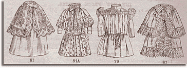 Infant's Pelisses and Children's walking costumes and frocks
