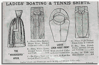 Ladies' Boating and Tennis Shirts
