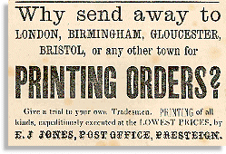 Why Send Away . . . for PRINTING ORDERS?